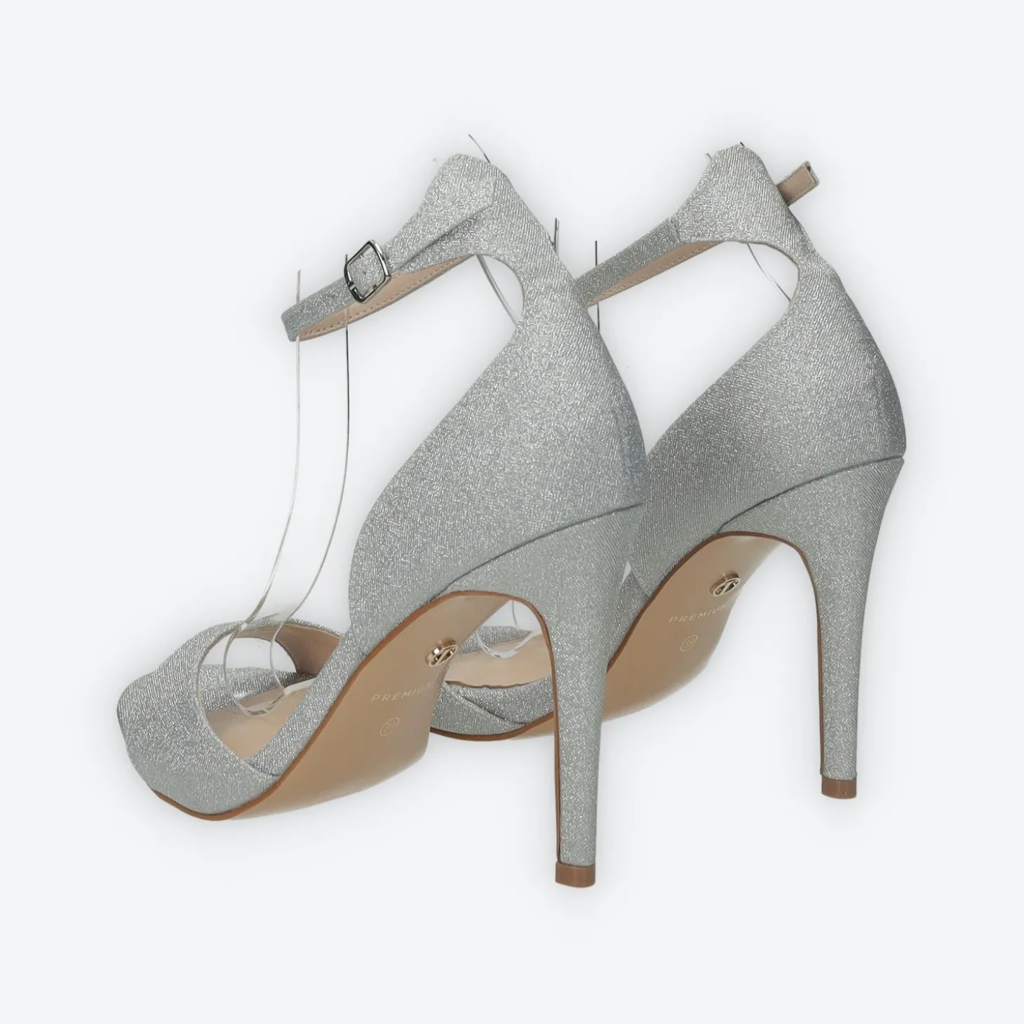 Sandali in strass.Tacco alto 10cm