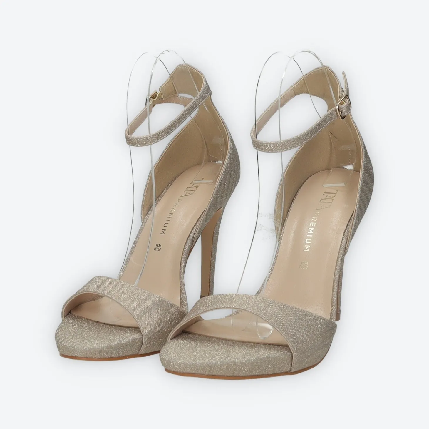 Sandali in strass.Tacco alto 10cm