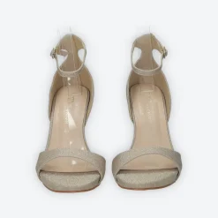 Sandali in strass.Tacco alto 10cm