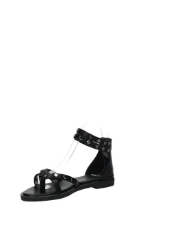 Sandali con borchie quadrate