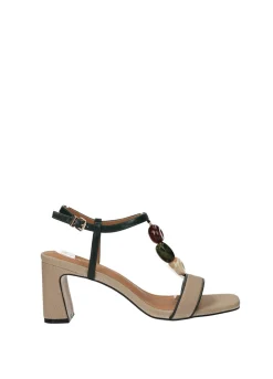 Sandali con dettaglio pietre