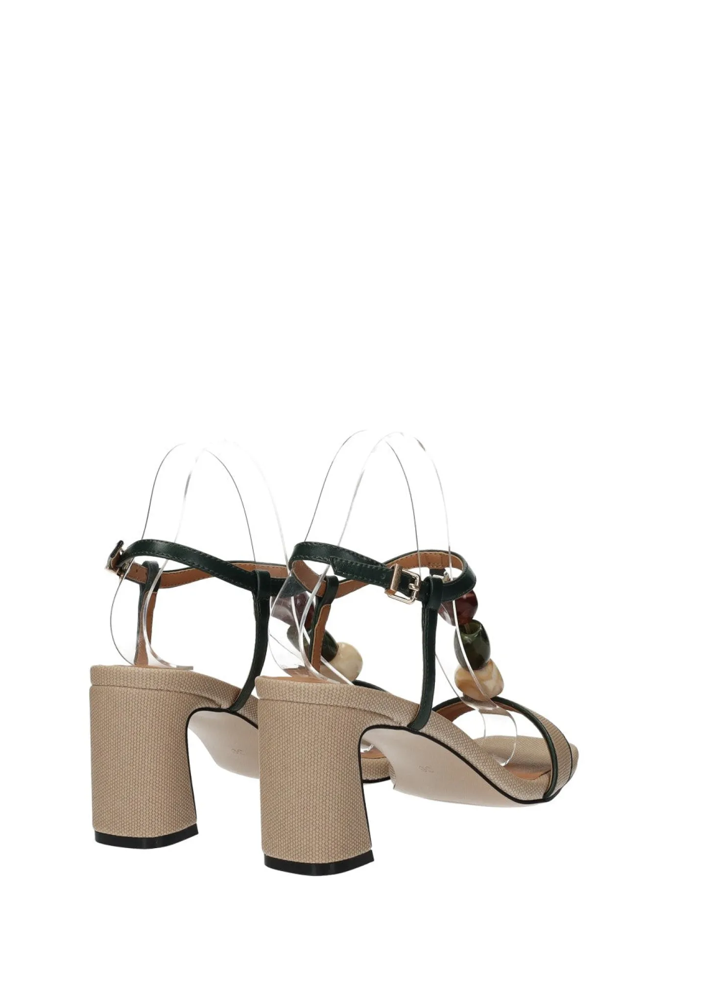 Sandali con dettaglio pietre