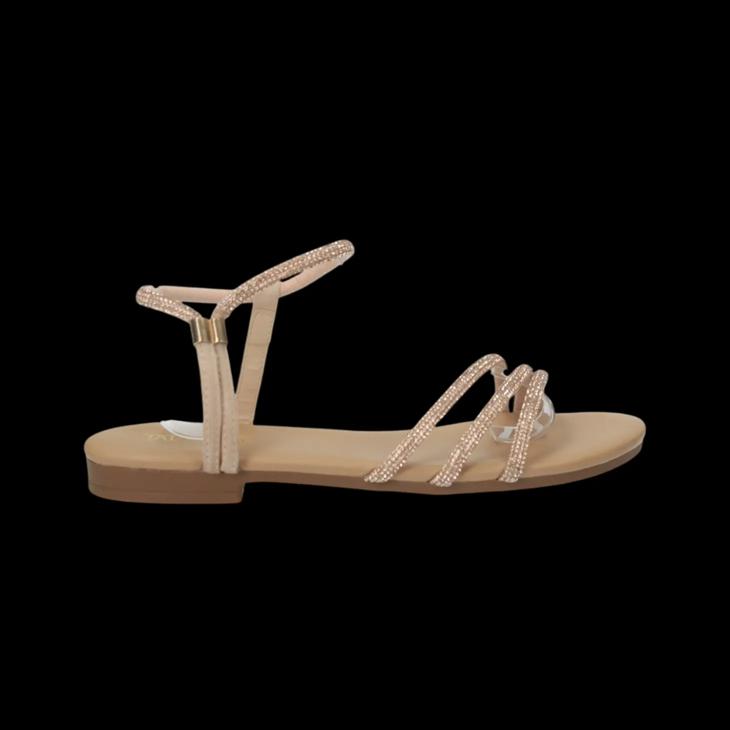 Sandali con dettaglio strass.