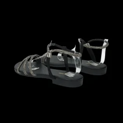 Sandali con dettaglio strass.