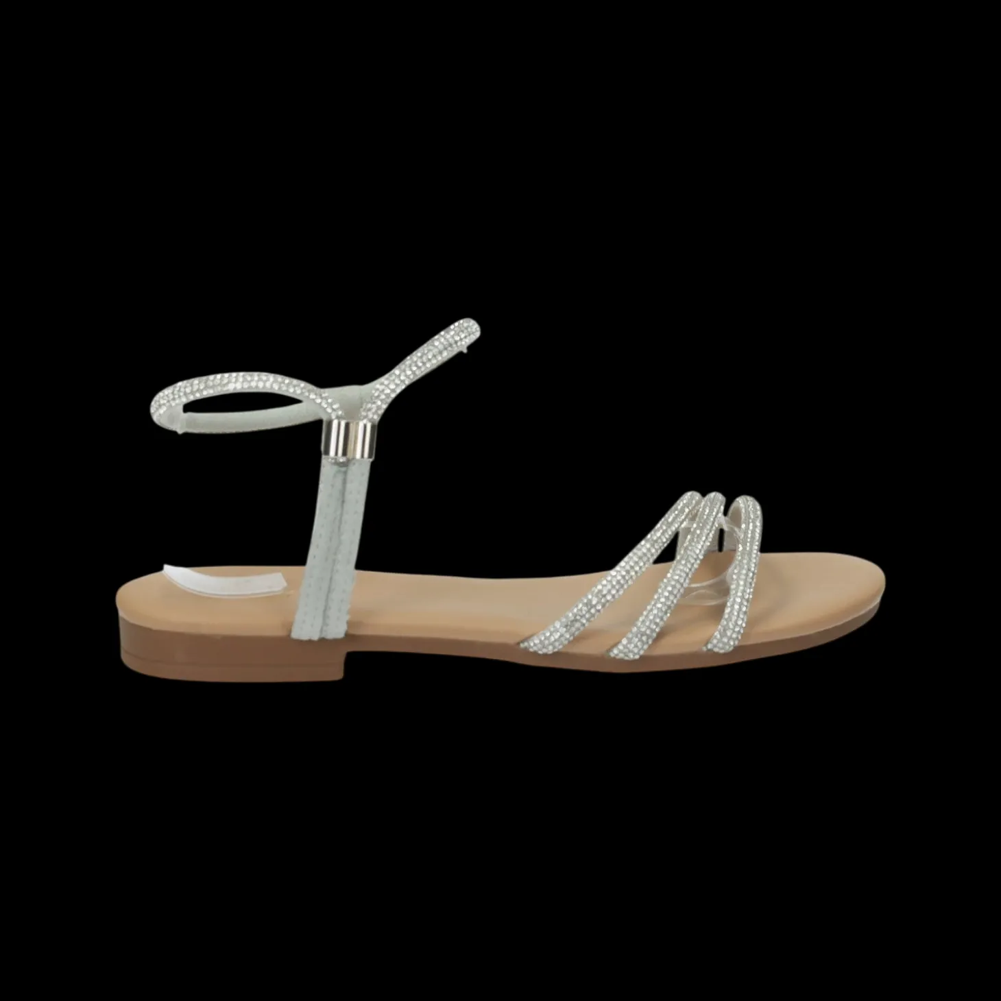 Sandali con dettaglio strass.