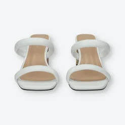 Sandali con doppia fascia.Tacco alto 6cm