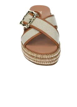 Sandali con fasce incrociate