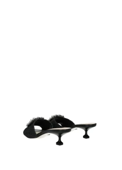 Sandali con fibbia gioiello