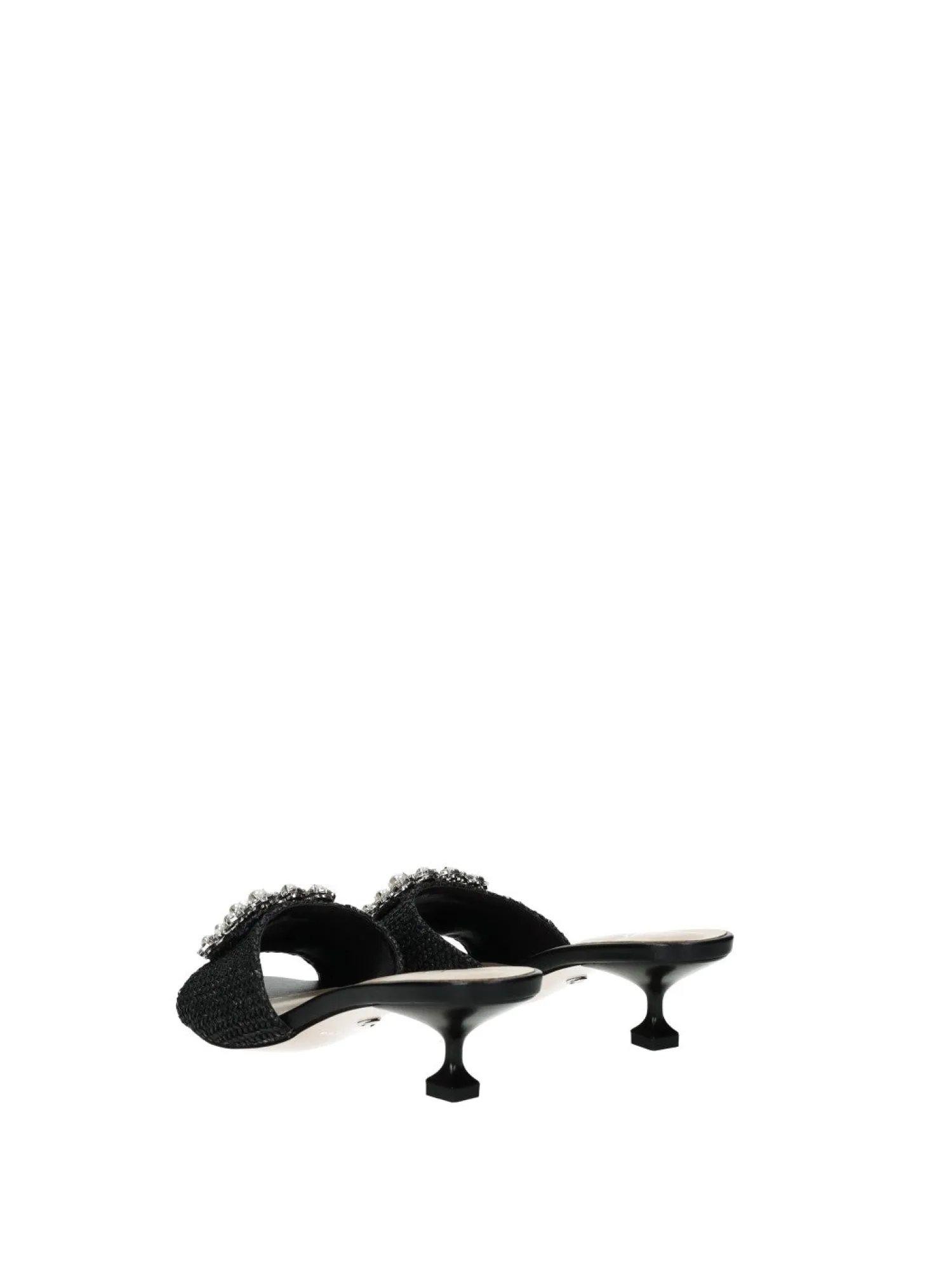 Sandali con fibbia gioiello