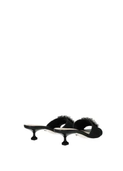 Sandali con fibbia gioiello