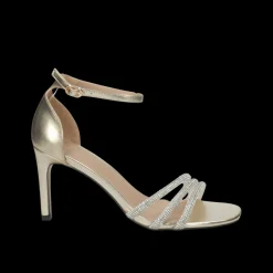 Sandali con listini in strass.Tacco alto 10cm