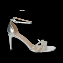 Sandali con listini in strass.Tacco alto 10cm