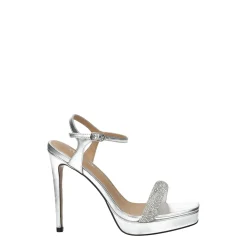 Sandali con listini in strass.Tacco alto 10cm