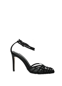 Sandali con listini incrociati