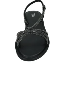 Sandali con listini strass