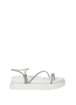 Sandali con listini strass