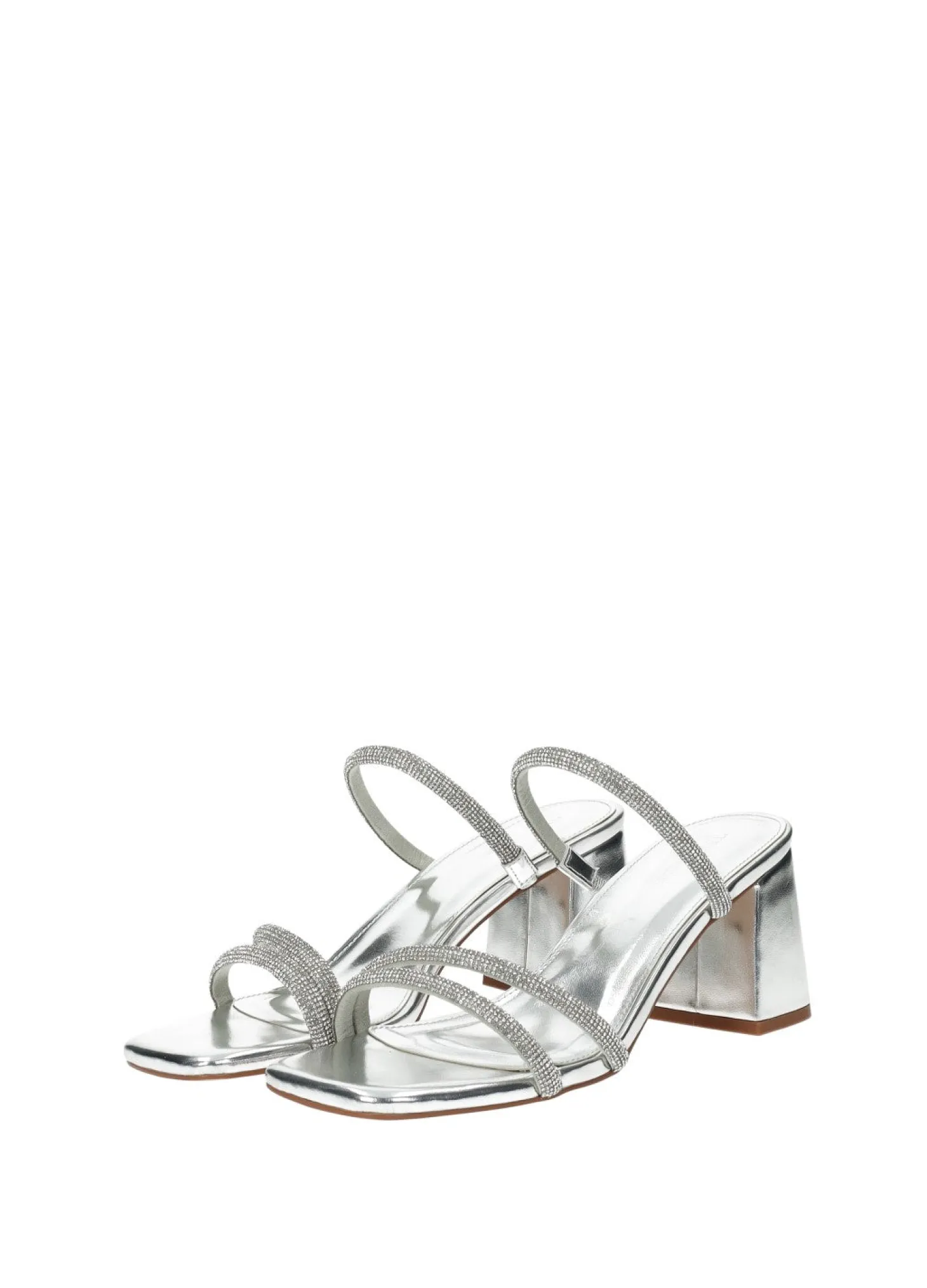 Sandali con listini strass