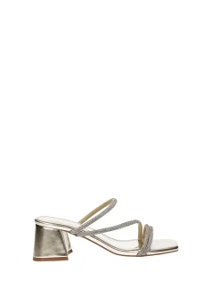 Sandali con listini strass