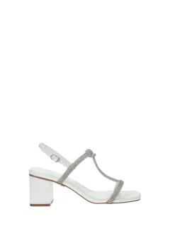 Sandali con listini strass