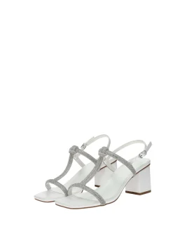 Sandali con listini strass