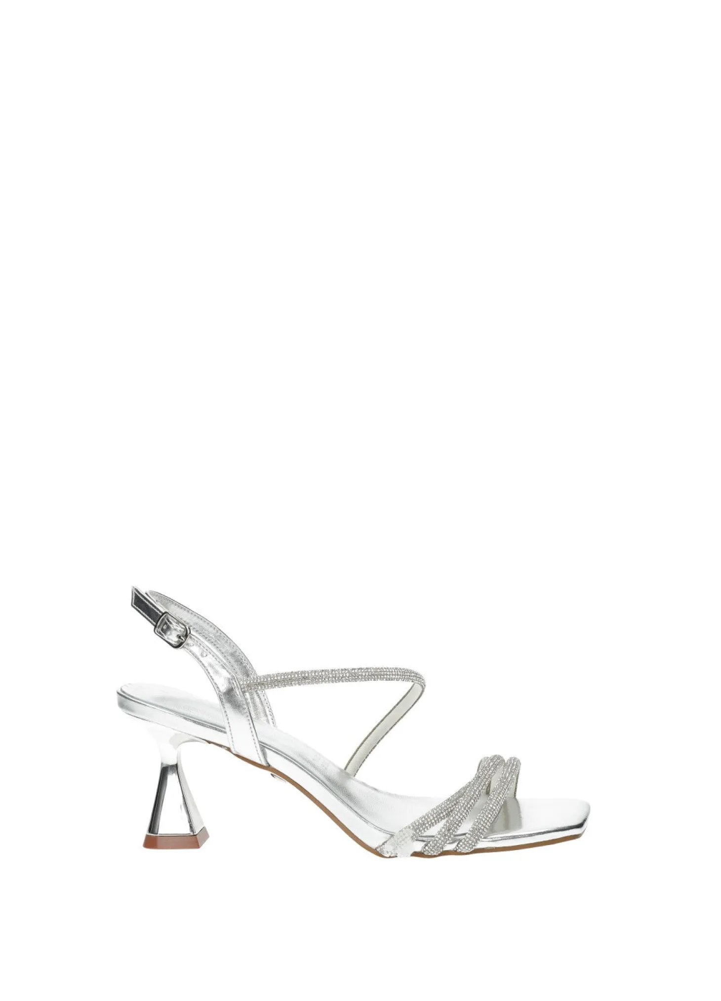 Sandali con listini strass