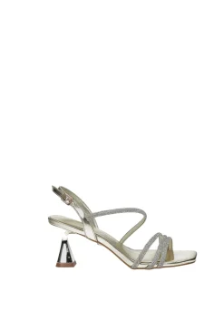 Sandali con listini strass