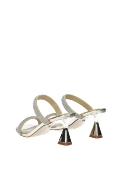 Sandali con listini strass