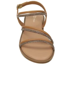 Sandali con listini strass