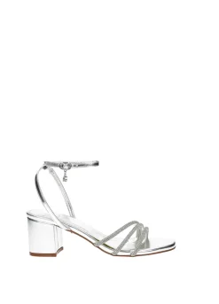 Sandali con listini strass