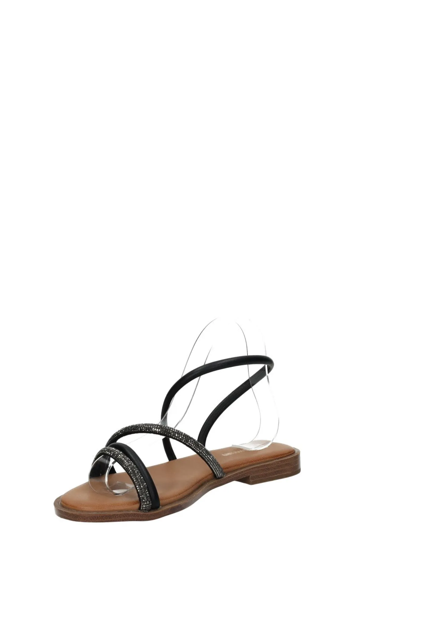 Sandali con listini strass