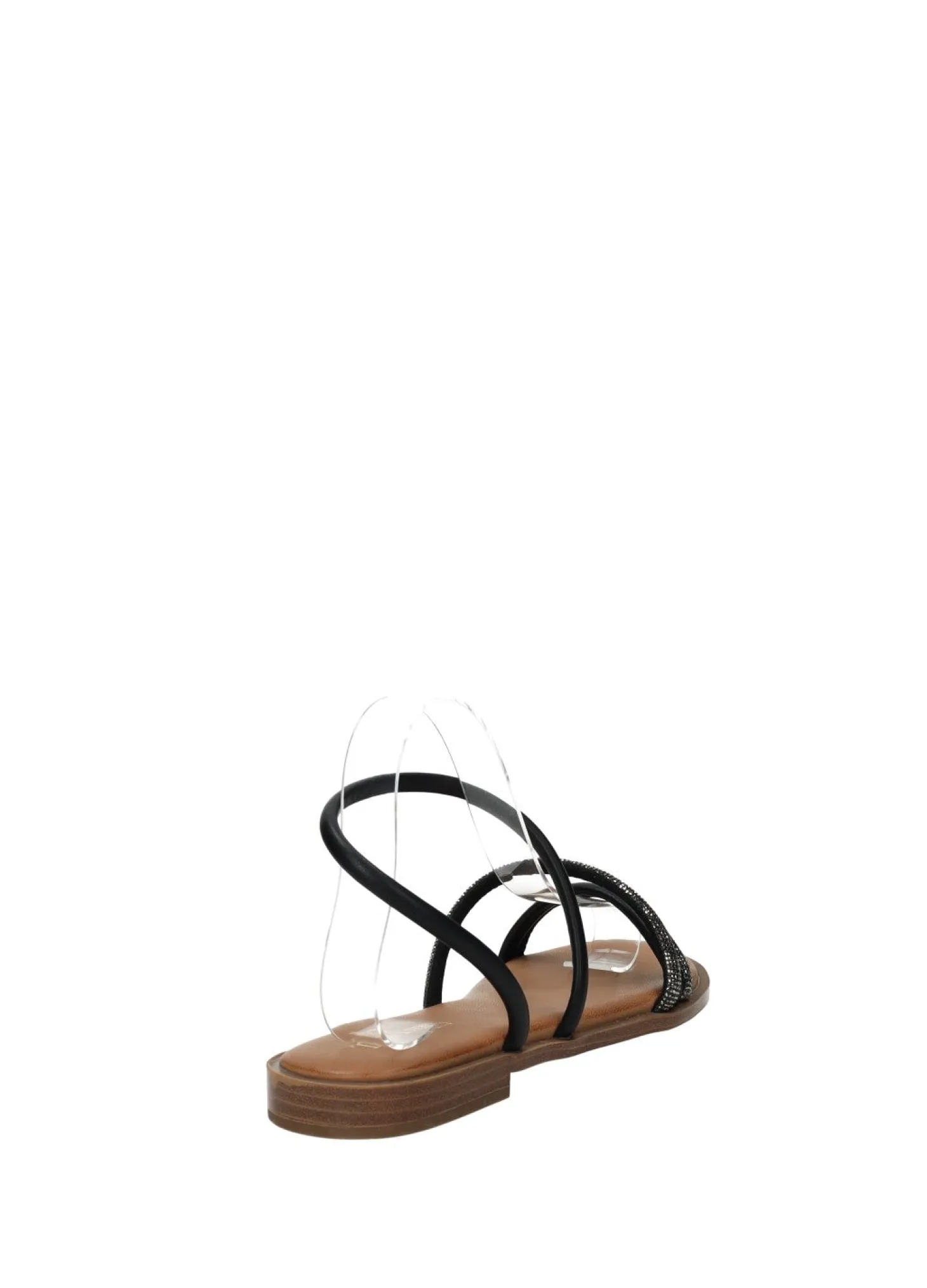 Sandali con listini strass