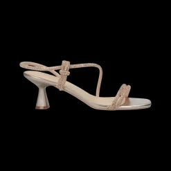 Sandali con strass.Tacco alto 6cm