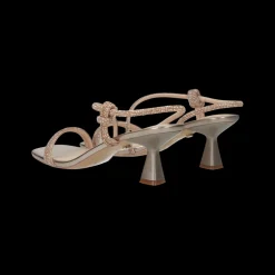 Sandali con strass.Tacco alto 6cm