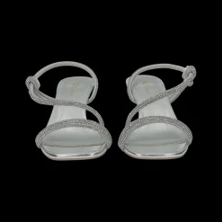 Sandali con strass.Tacco alto 6cm