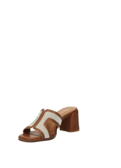 Sandali con tacco largo