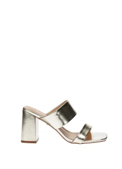 Sandali con tacco largo