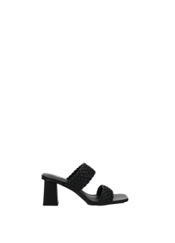 Sandali con tacco largo