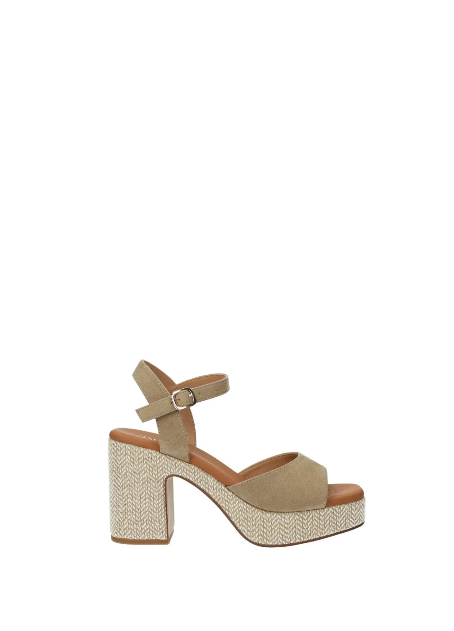 Sandali con tacco quadrato