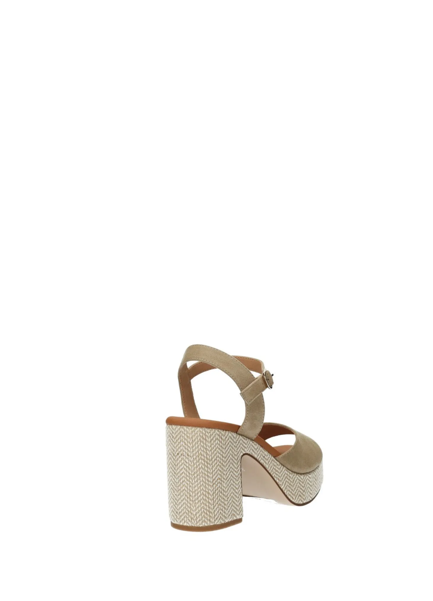 Sandali con tacco quadrato