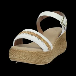 Sandali con zeppa. Made in Italy. Tacco alto 6cm