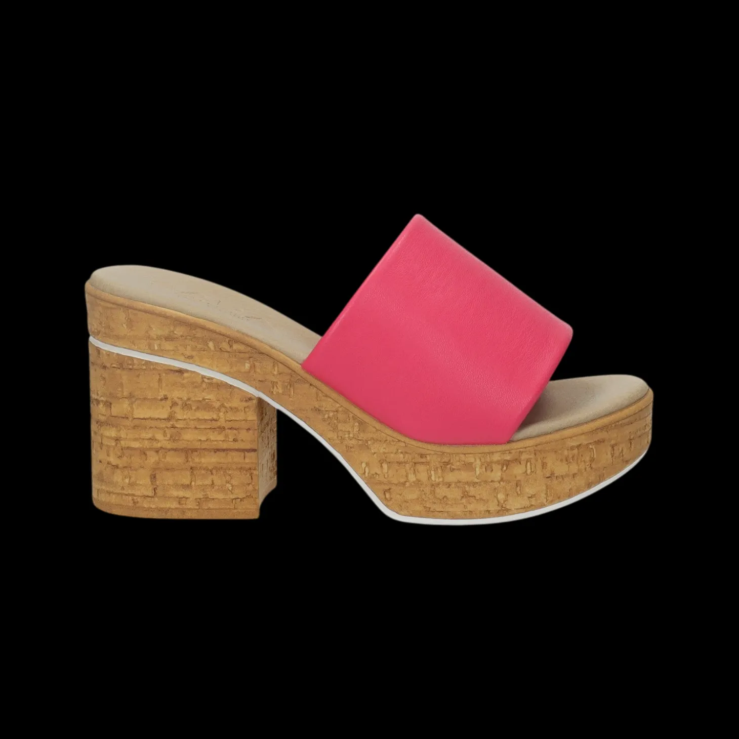 Sandali con zeppa.Tacco alto 10cm . Made in Italy