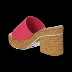 Sandali con zeppa.Tacco alto 10cm . Made in Italy