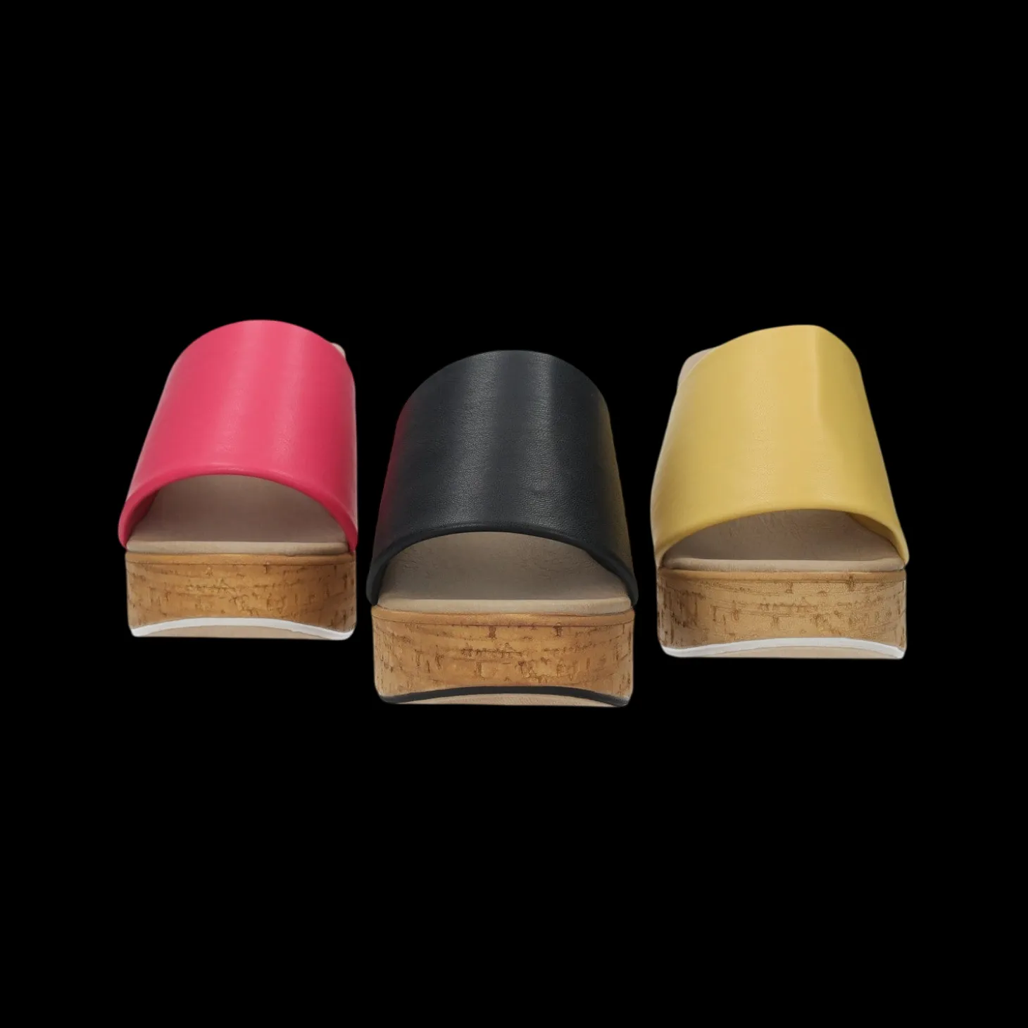 Sandali con zeppa.Tacco alto 10cm . Made in Italy