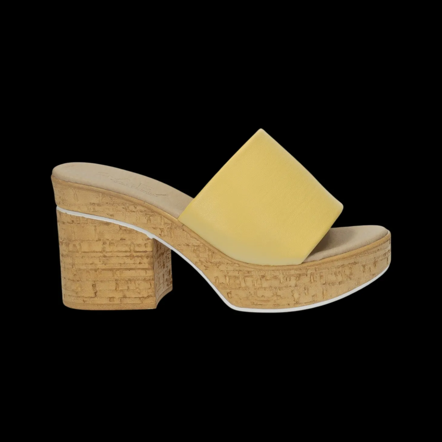 Sandali con zeppa.Tacco alto 10cm . Made in Italy