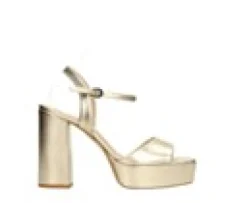 Sandali in vernice con plateau. Made in Italy. Tacco alto 13cm