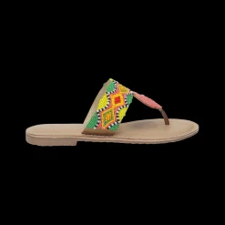 Sandali infradito con perline