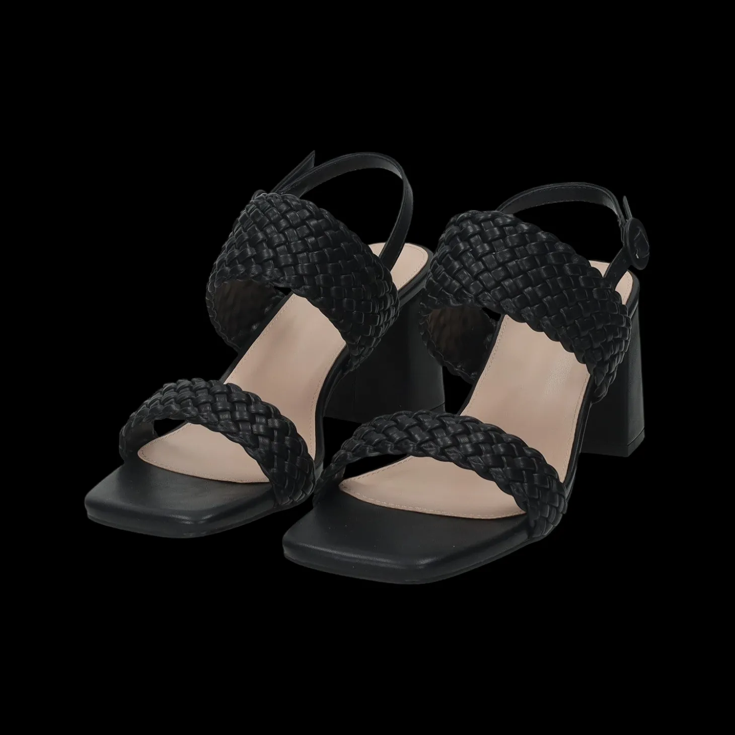 Sandali intrecciati. Tacco alto 10cm