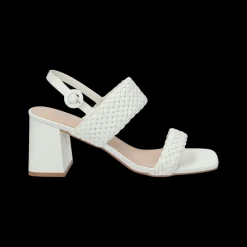 Sandali intrecciati. Tacco alto 10cm