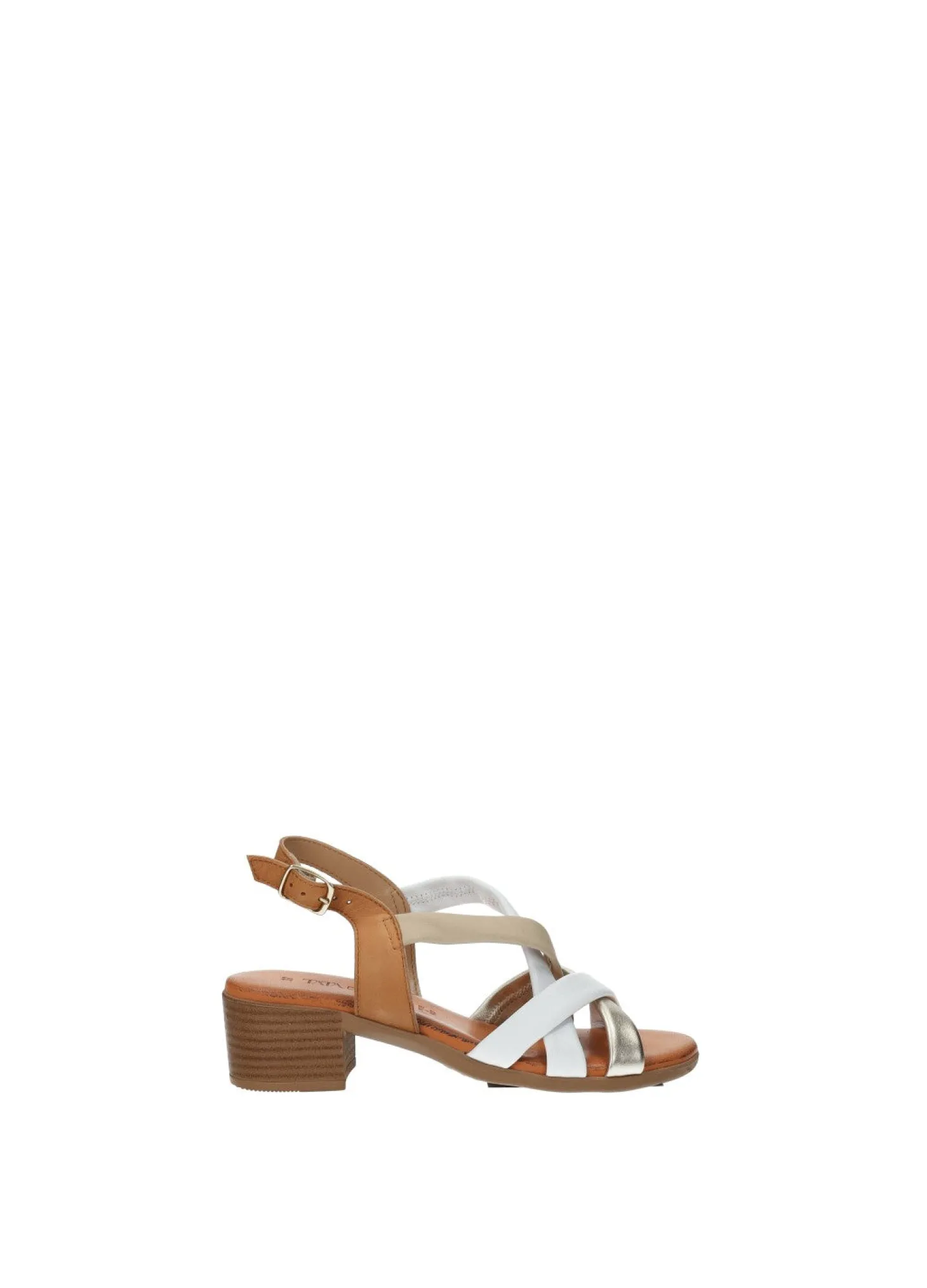 Sandali multicolor in vera pelle