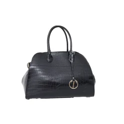 Shopping bag con stampa coccodrillo